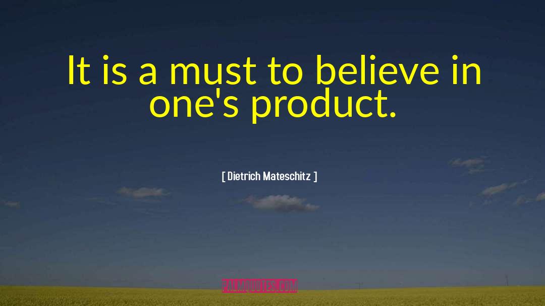 Cartesians Product quotes by Dietrich Mateschitz