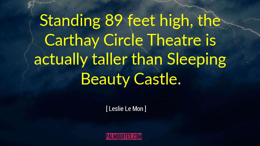 Carthay Circle Theatre quotes by Leslie Le Mon