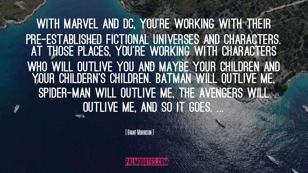 Cartoon Characters quotes by Grant Morrison