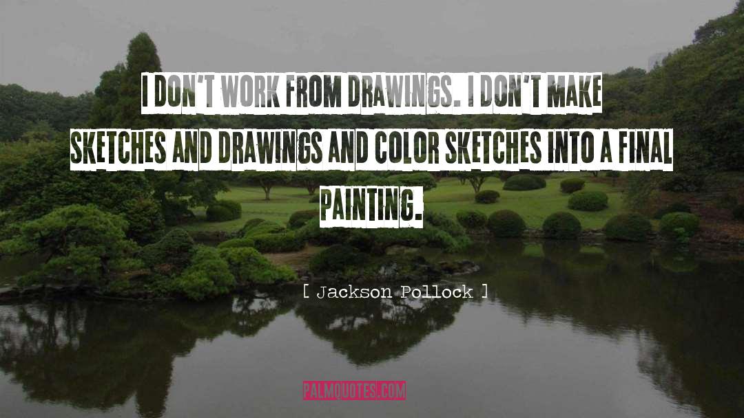 Cartoonish Drawings quotes by Jackson Pollock