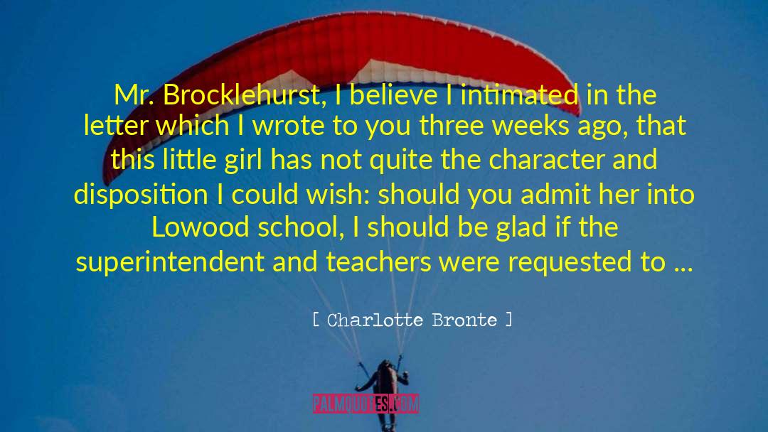 Cas Lowood quotes by Charlotte Bronte