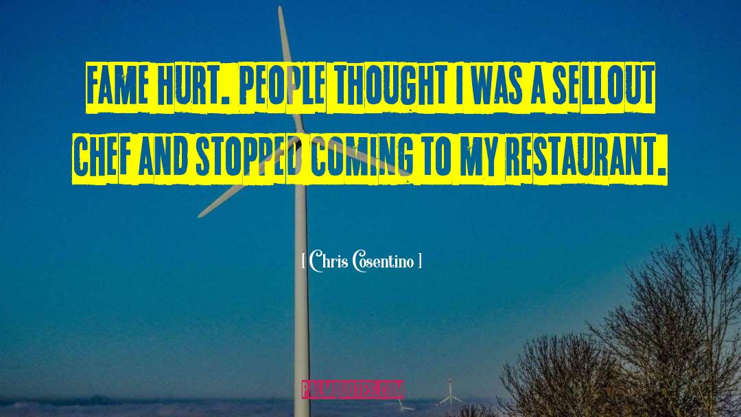 Casarez Restaurant quotes by Chris Cosentino