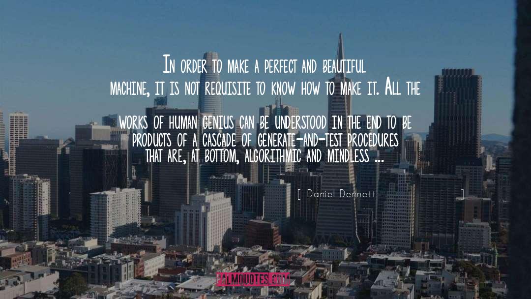 Cascade quotes by Daniel Dennett