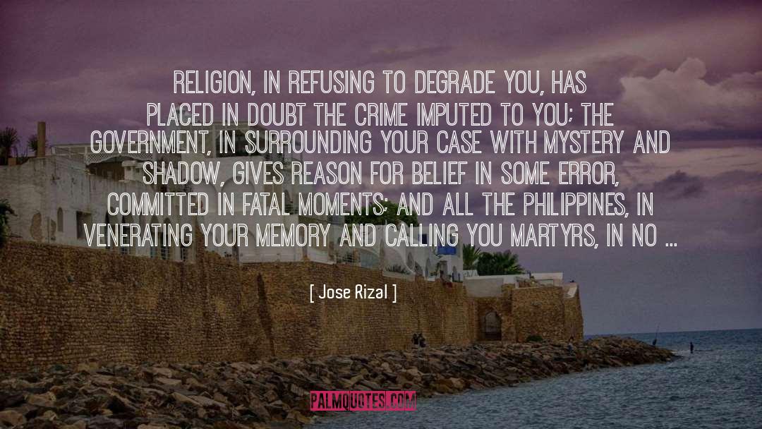 Case quotes by Jose Rizal