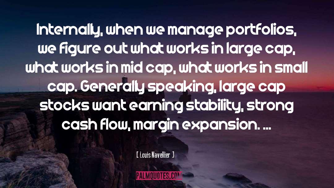 Cash Flow Management quotes by Louis Navellier