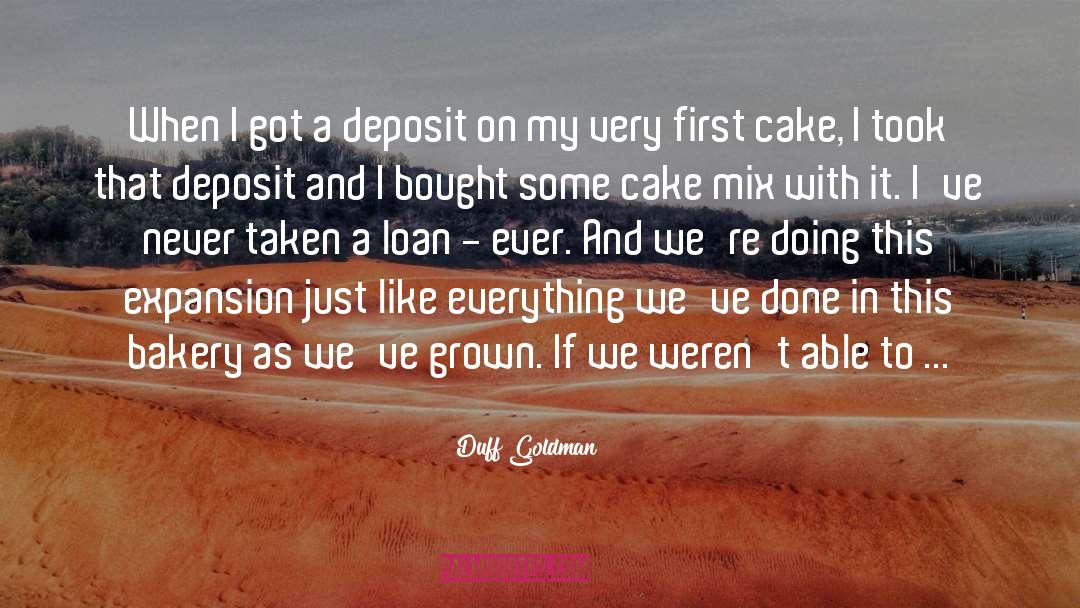 Cash quotes by Duff Goldman