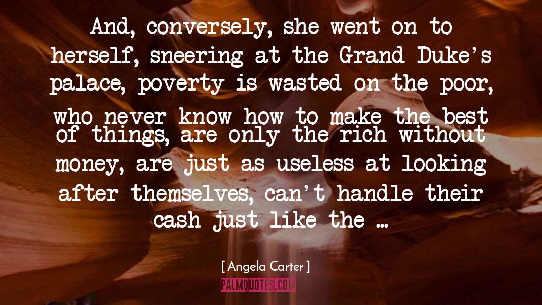 Cash quotes by Angela Carter