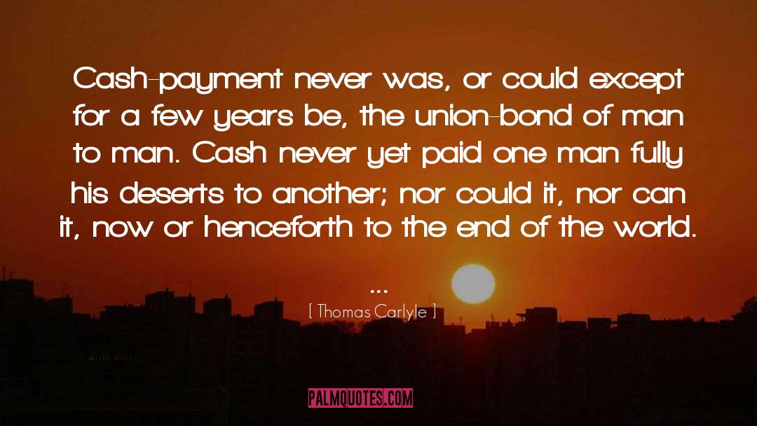 Cash quotes by Thomas Carlyle