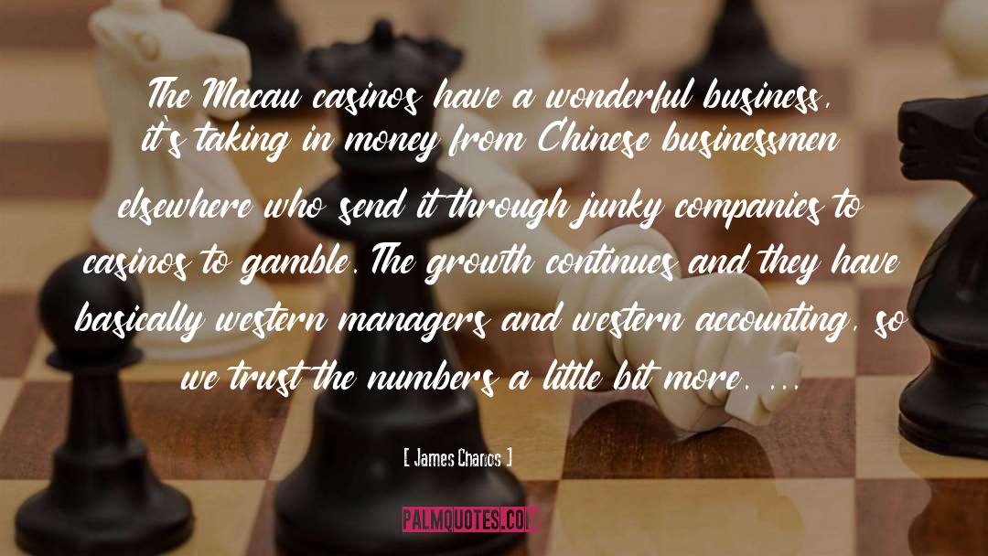 Casinos quotes by James Chanos