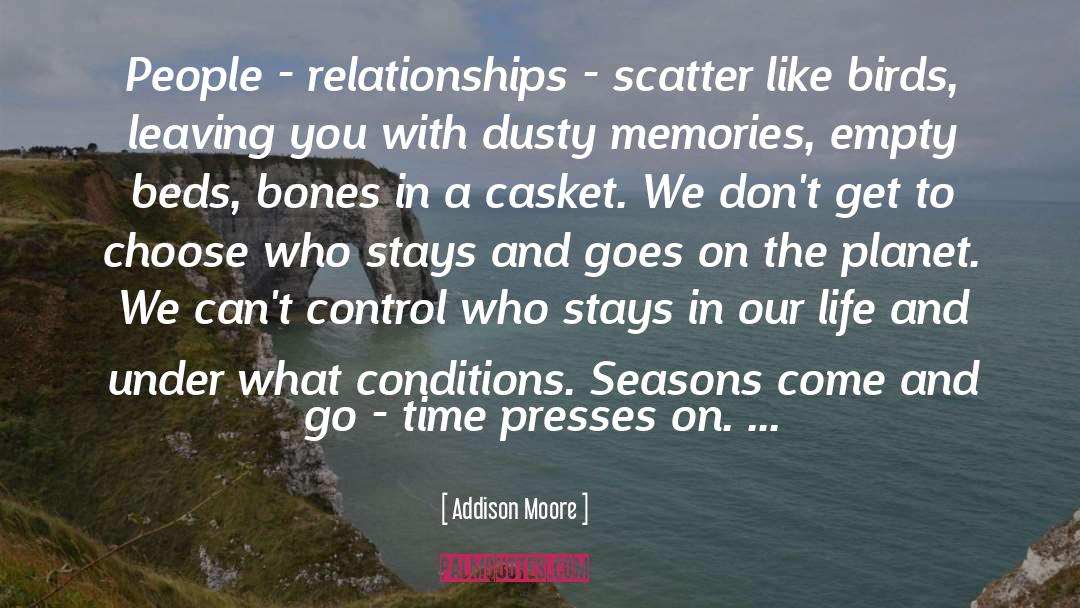 Casket quotes by Addison Moore