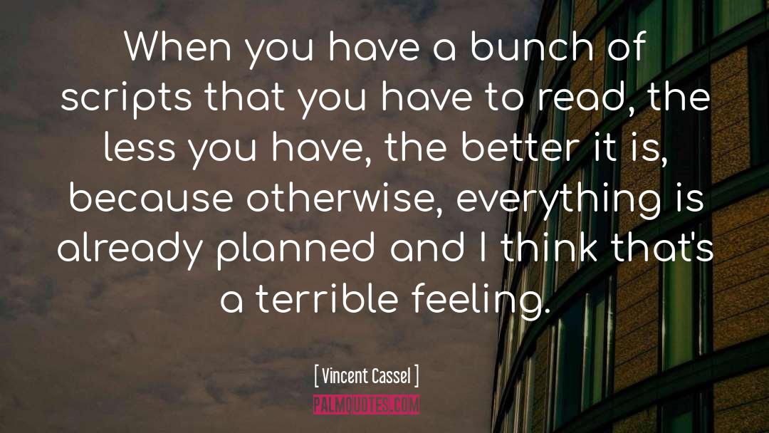 Cassel quotes by Vincent Cassel