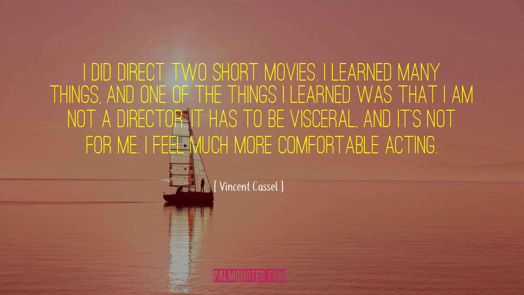 Cassel Sharpe quotes by Vincent Cassel