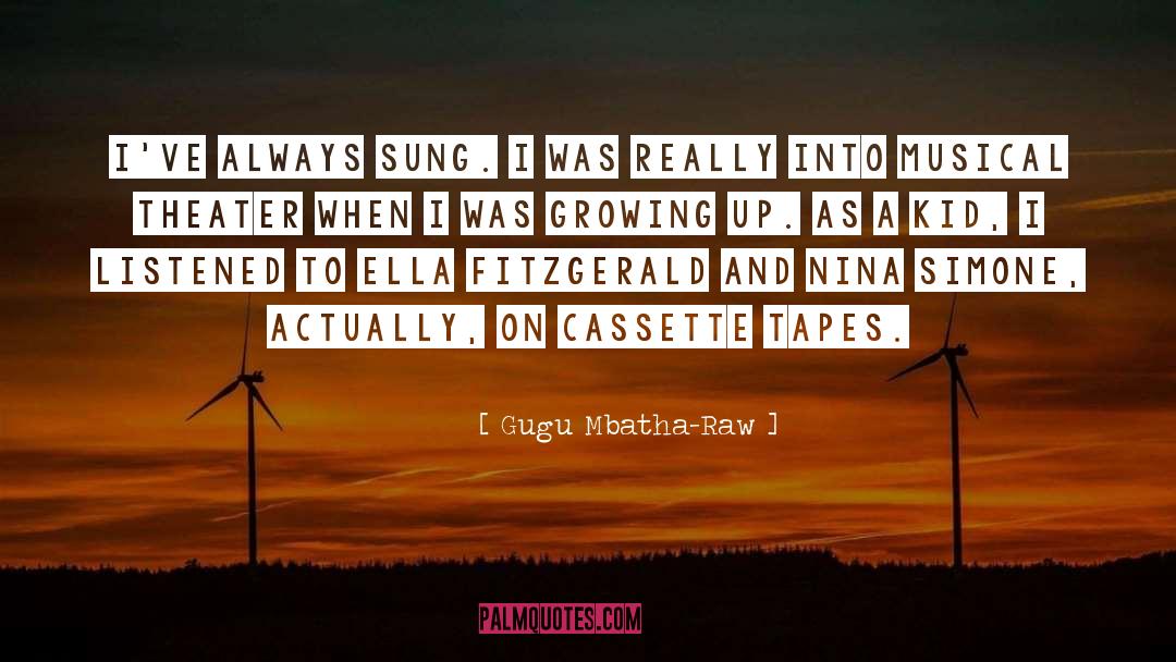 Cassette quotes by Gugu Mbatha-Raw