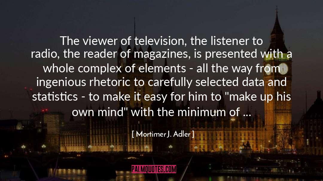 Cassette quotes by Mortimer J. Adler