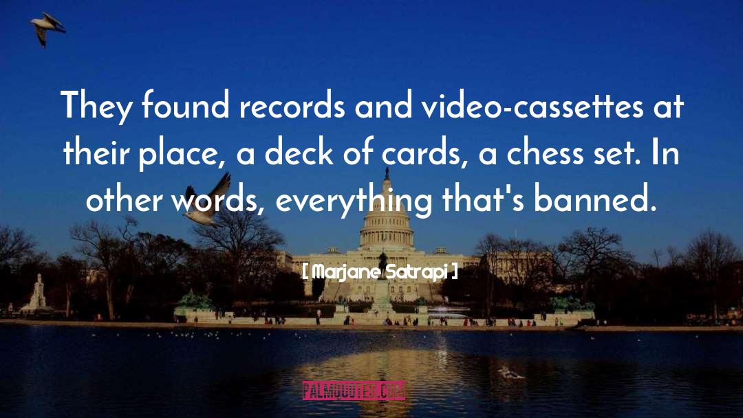 Cassettes quotes by Marjane Satrapi