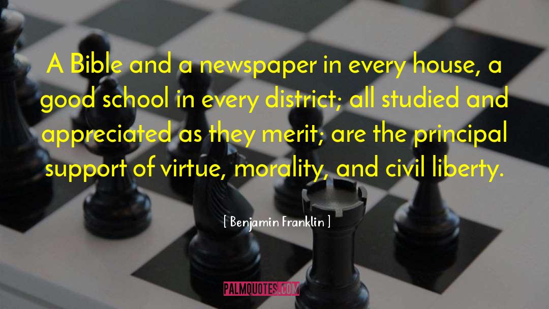 Cassia School District quotes by Benjamin Franklin