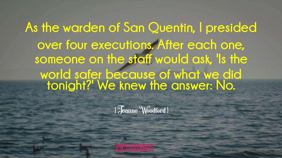 Cassidy Warden quotes by Jeanne Woodford