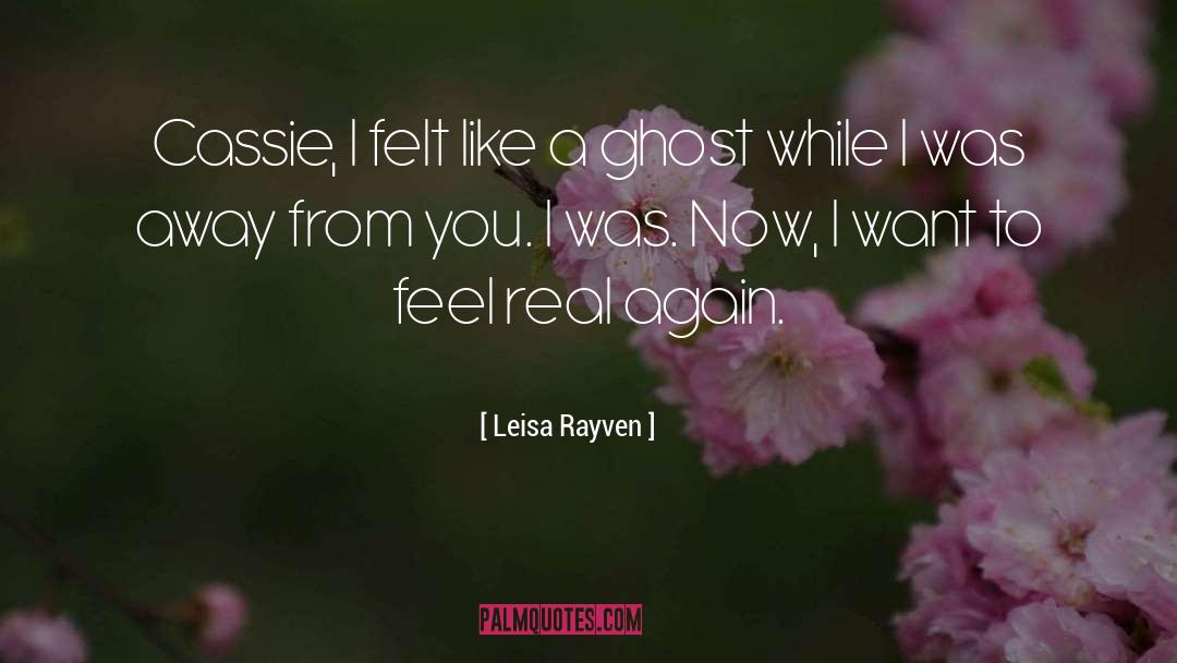 Cassie quotes by Leisa Rayven