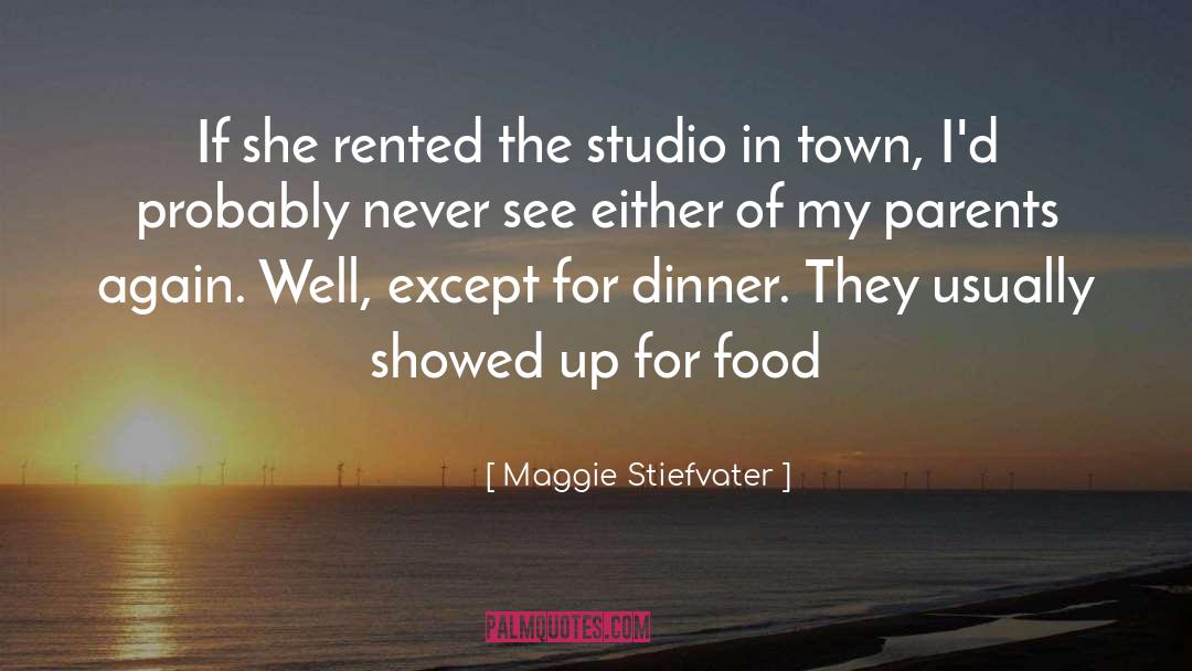 Cassioli Food quotes by Maggie Stiefvater