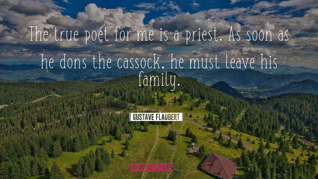 Cassock quotes by Gustave Flaubert