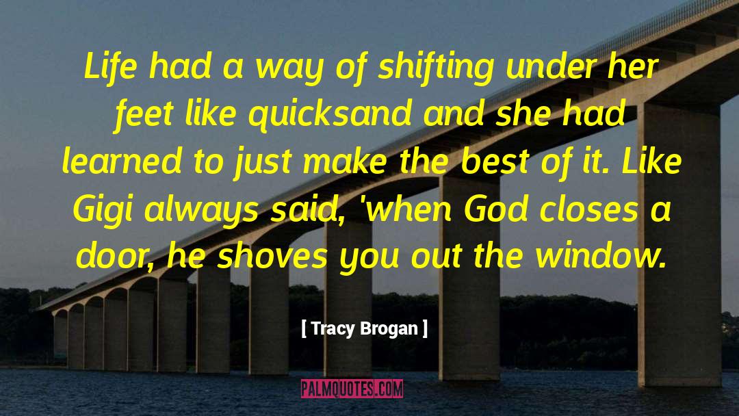 Cassowary Feet quotes by Tracy Brogan