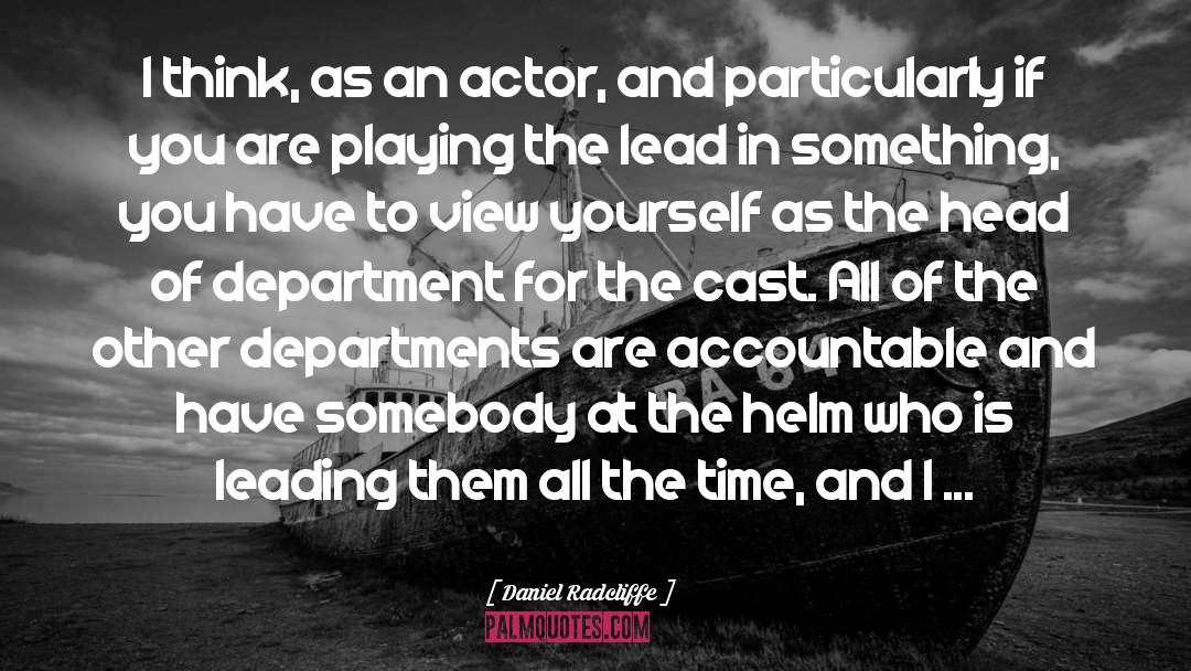 Cast quotes by Daniel Radcliffe