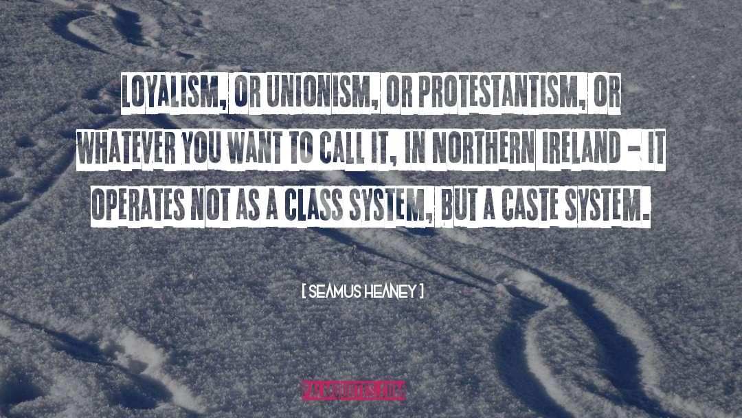 Caste System quotes by Seamus Heaney