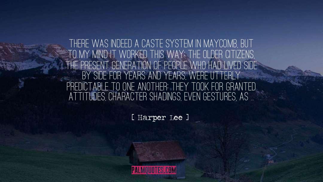 Caste System quotes by Harper Lee