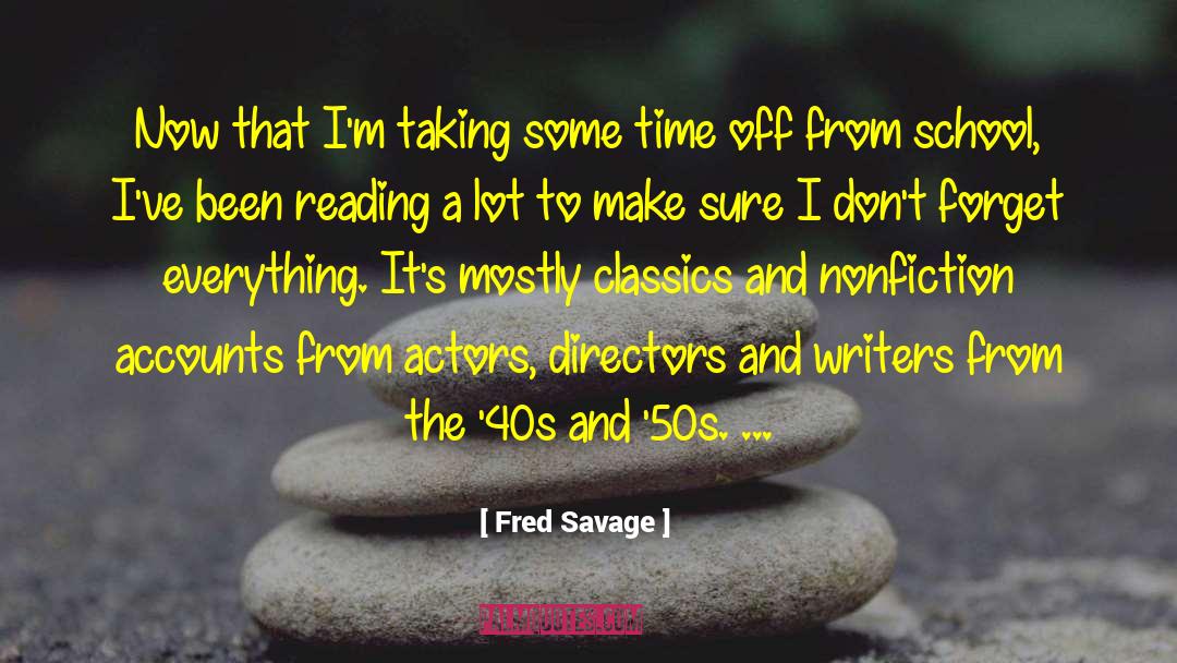 Casting Directors quotes by Fred Savage