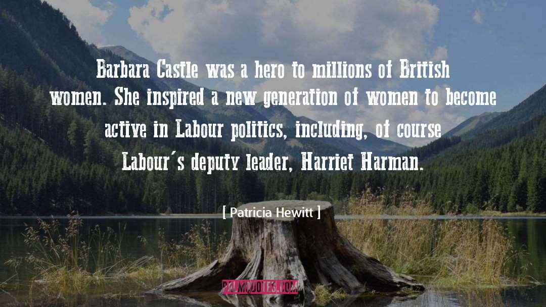 Castle quotes by Patricia Hewitt