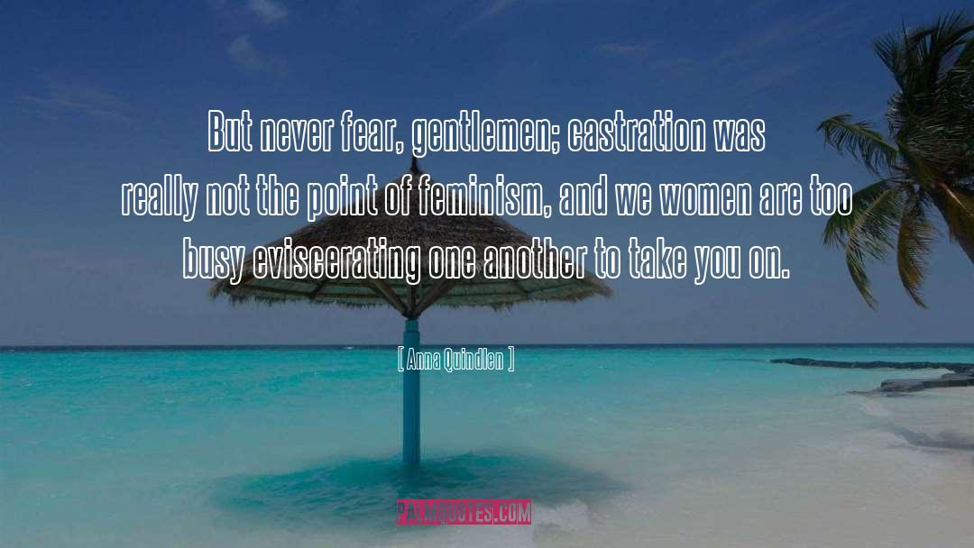 Castration quotes by Anna Quindlen
