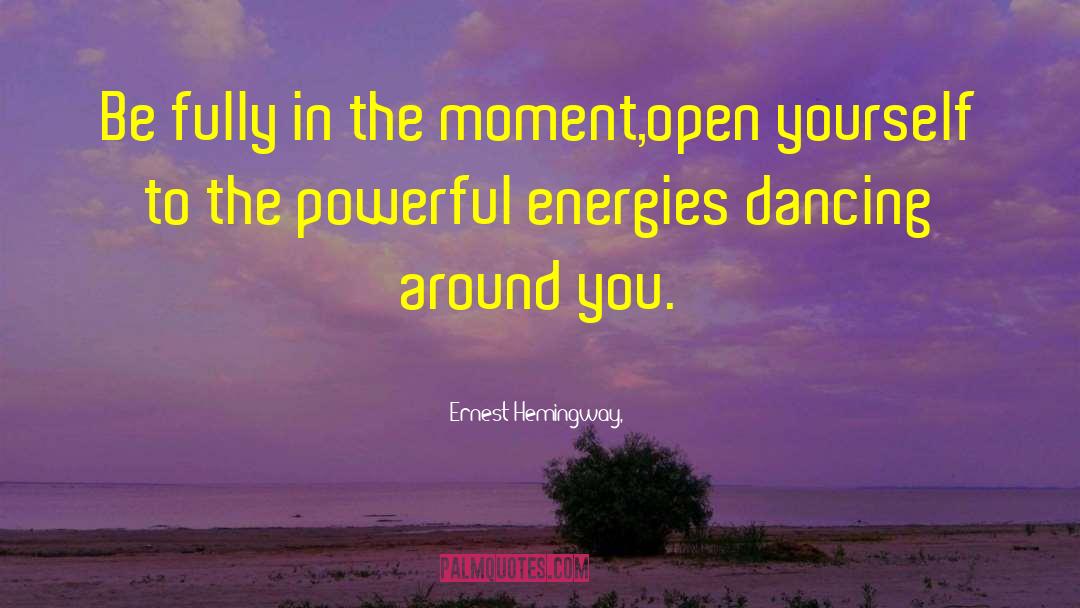 Castroneves Dancing quotes by Ernest Hemingway,