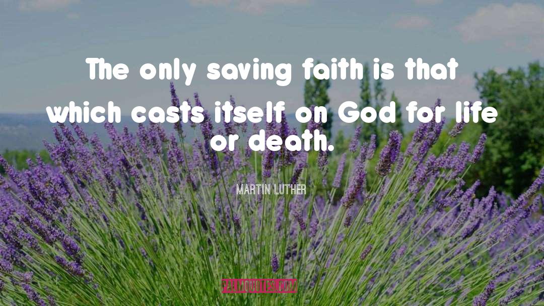Casts quotes by Martin Luther