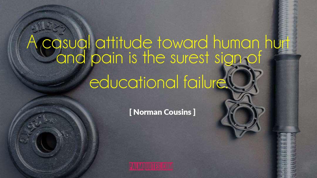 Casual Attitude quotes by Norman Cousins