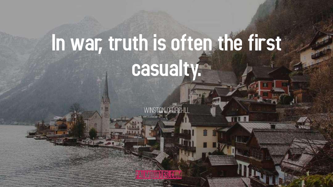 Casualty quotes by Winston Churchill