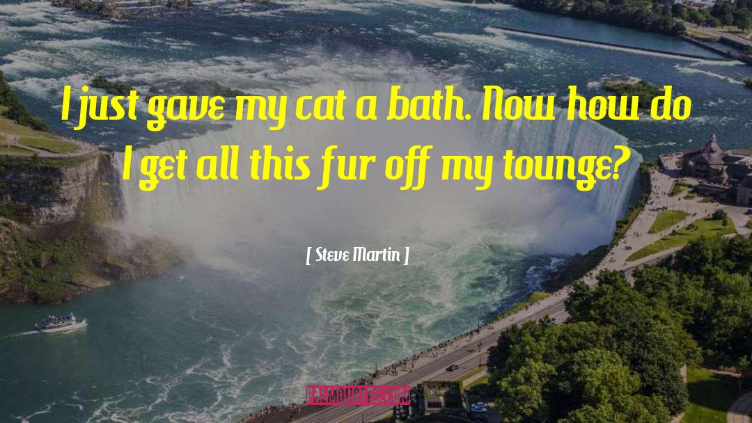Cat Baharal quotes by Steve Martin