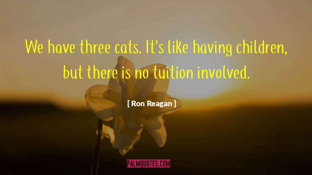 Cat Behavior quotes by Ron Reagan