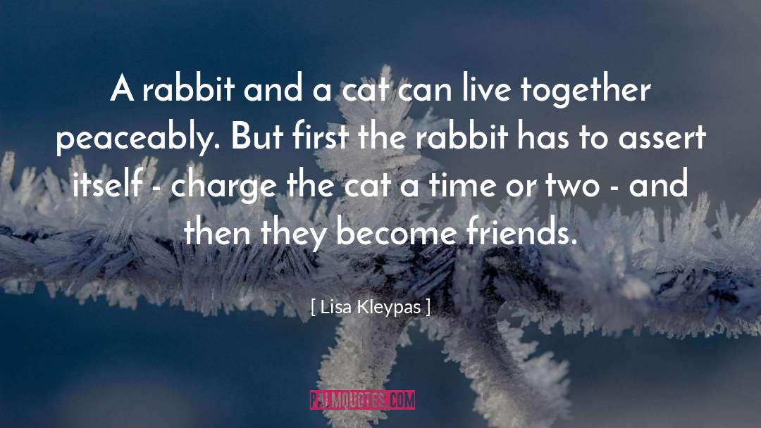 Cat Behaviour quotes by Lisa Kleypas