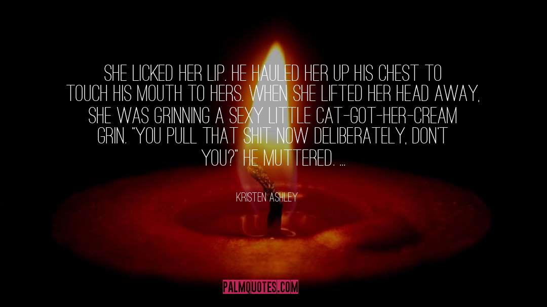 Cat Crimes quotes by Kristen Ashley