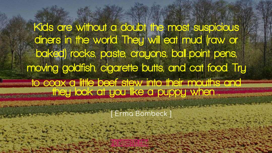 Cat Food quotes by Erma Bombeck