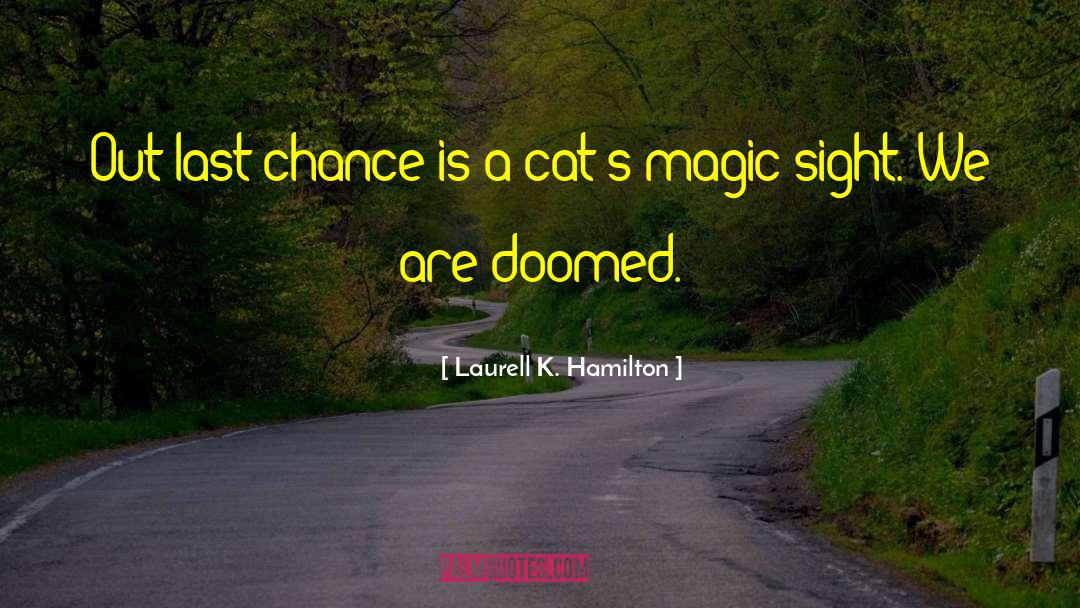 Cat Humor quotes by Laurell K. Hamilton