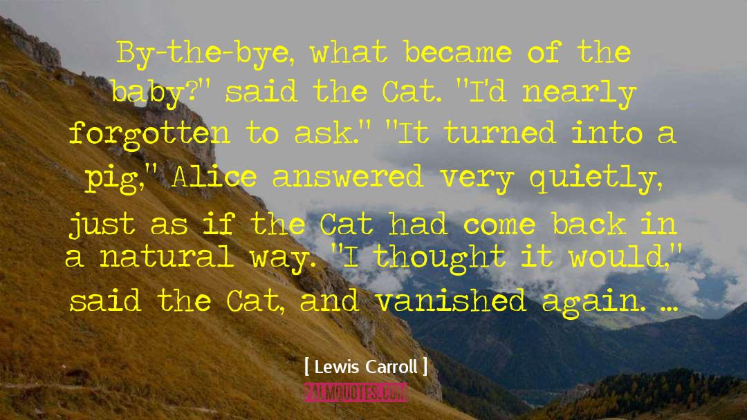 Cat Humor quotes by Lewis Carroll