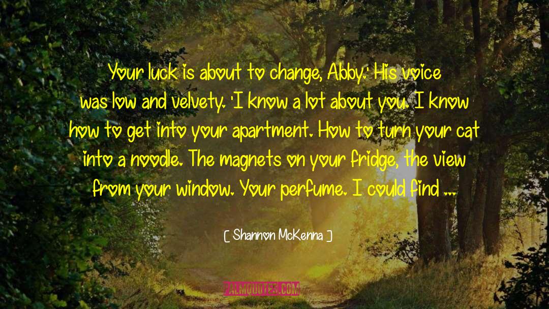 Cat Lover quotes by Shannon McKenna