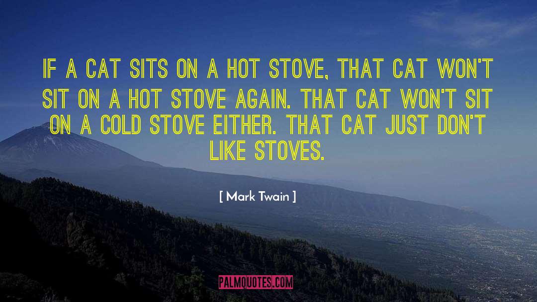 Cat On A Hot Tin Roof quotes by Mark Twain