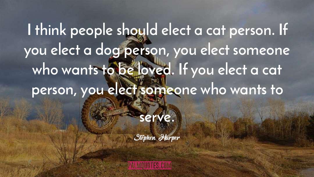 Cat Person quotes by Stephen Harper