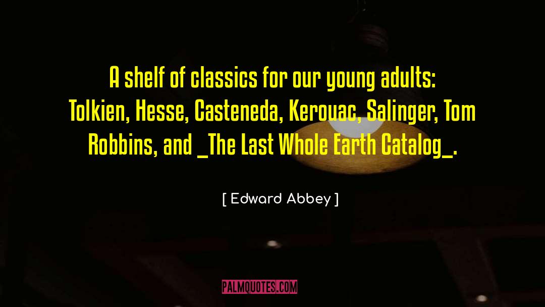Catalog quotes by Edward Abbey