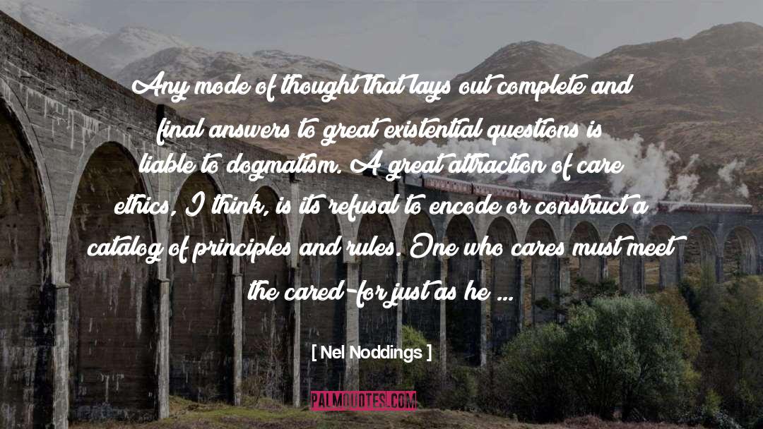 Catalog quotes by Nel Noddings