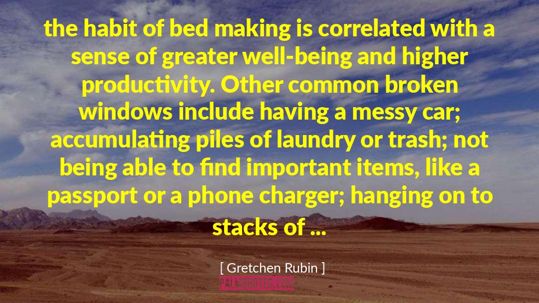 Catalogs quotes by Gretchen Rubin