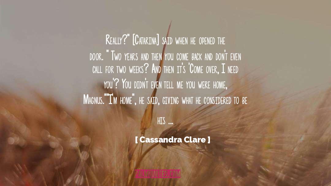 Catarina quotes by Cassandra Clare
