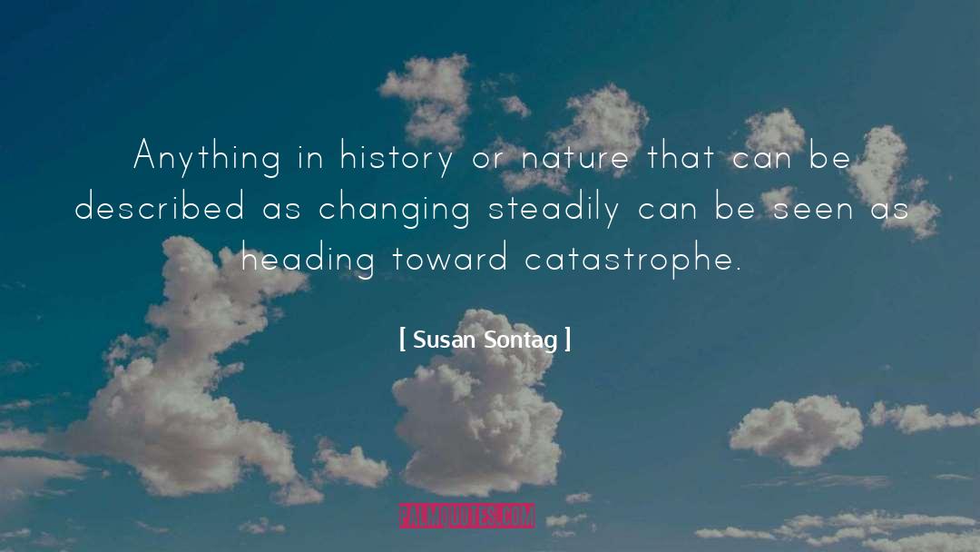 Catastrophe quotes by Susan Sontag